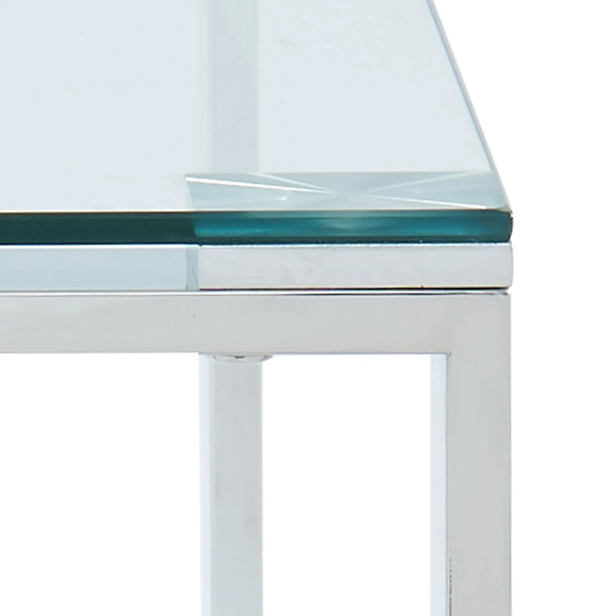 Zevon Console/Desk in Silver - Image 7