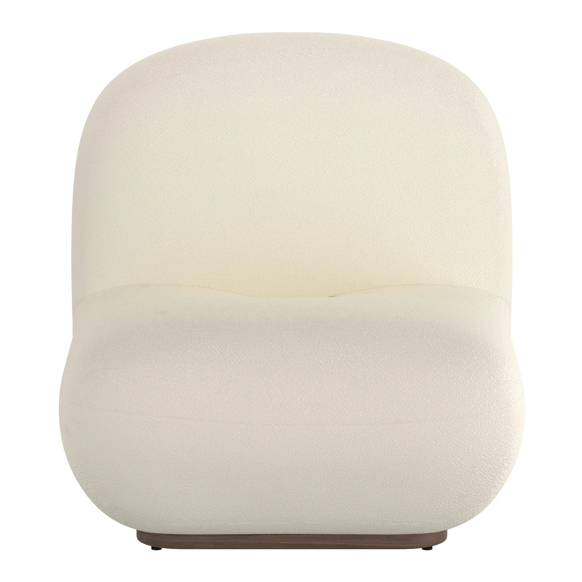 Zilano Accent Chair in Ivory Boucle - Image 3