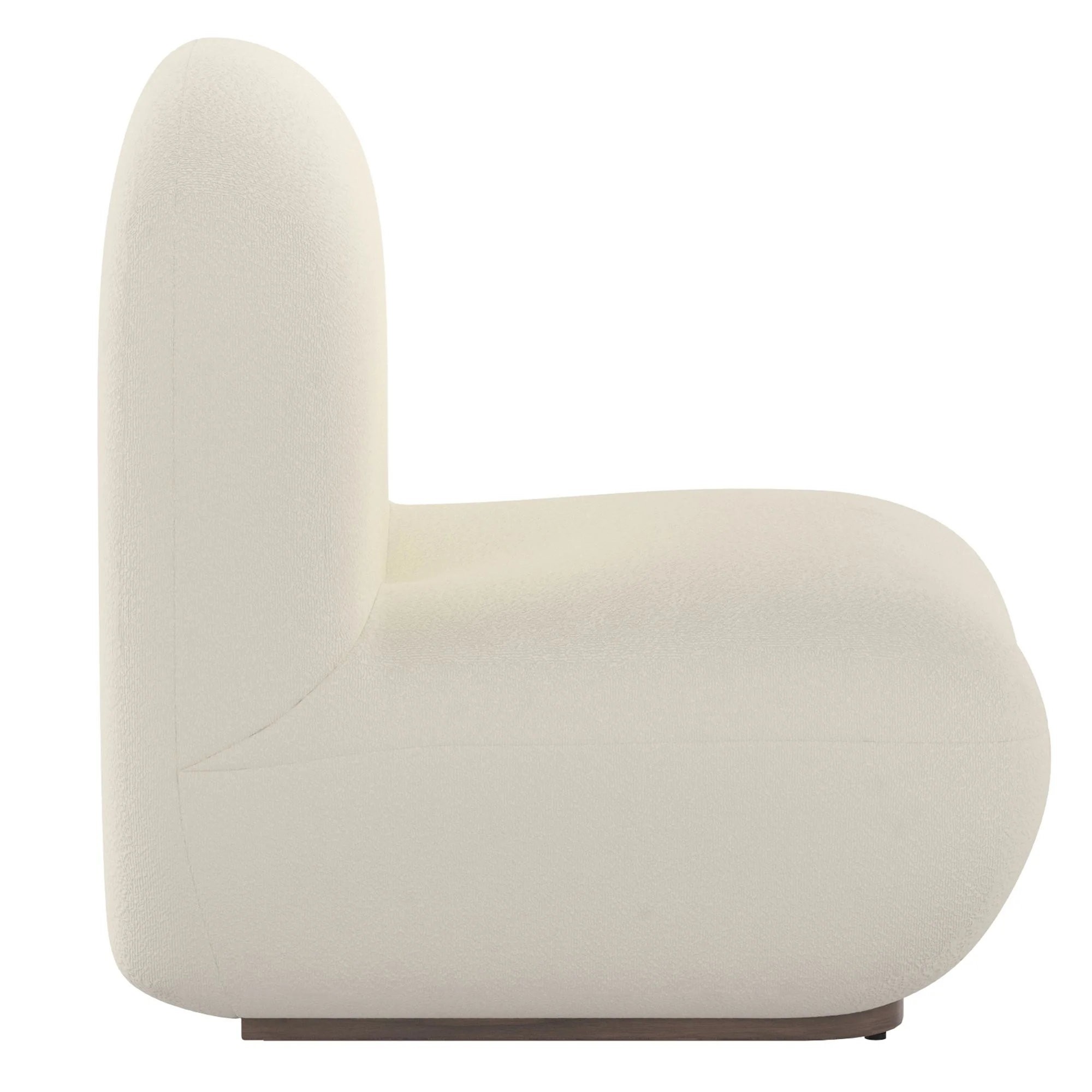 Zilano Accent Chair in Ivory Boucle - Image 4