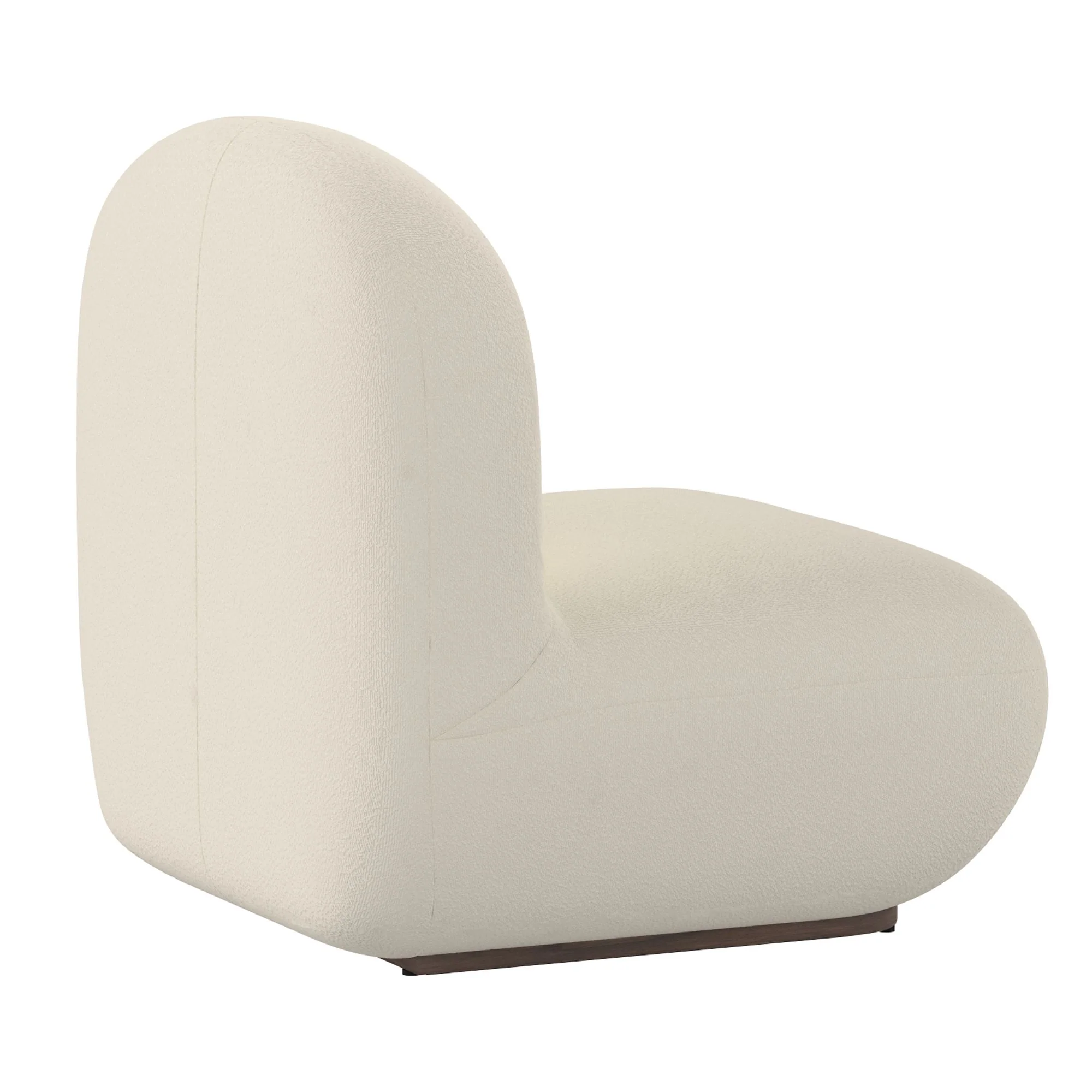 Zilano Accent Chair in Ivory Boucle - Image 5
