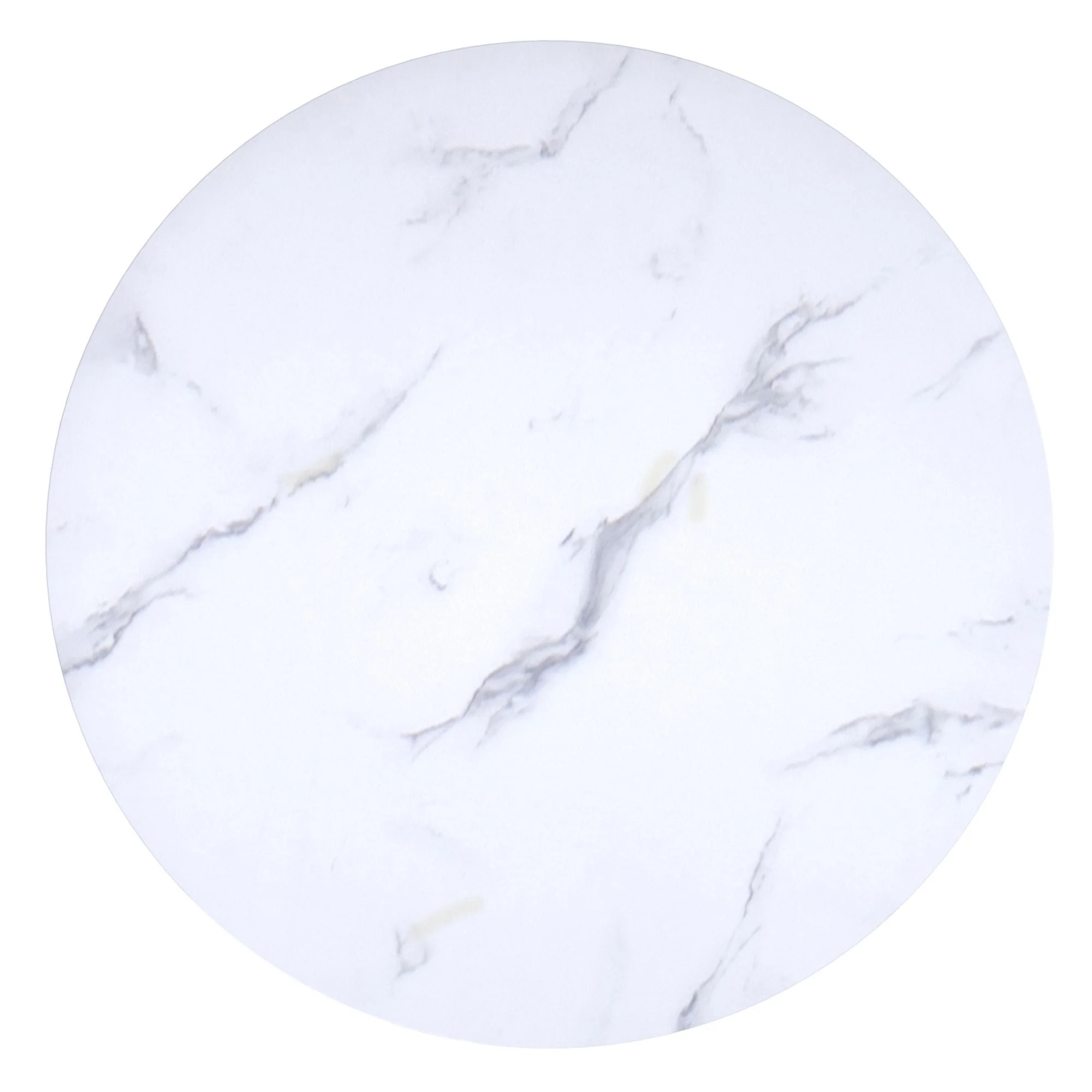 Zilo/Olis 3pc Dining Set in Faux Marble and Gold with Beige Chair - Image 5