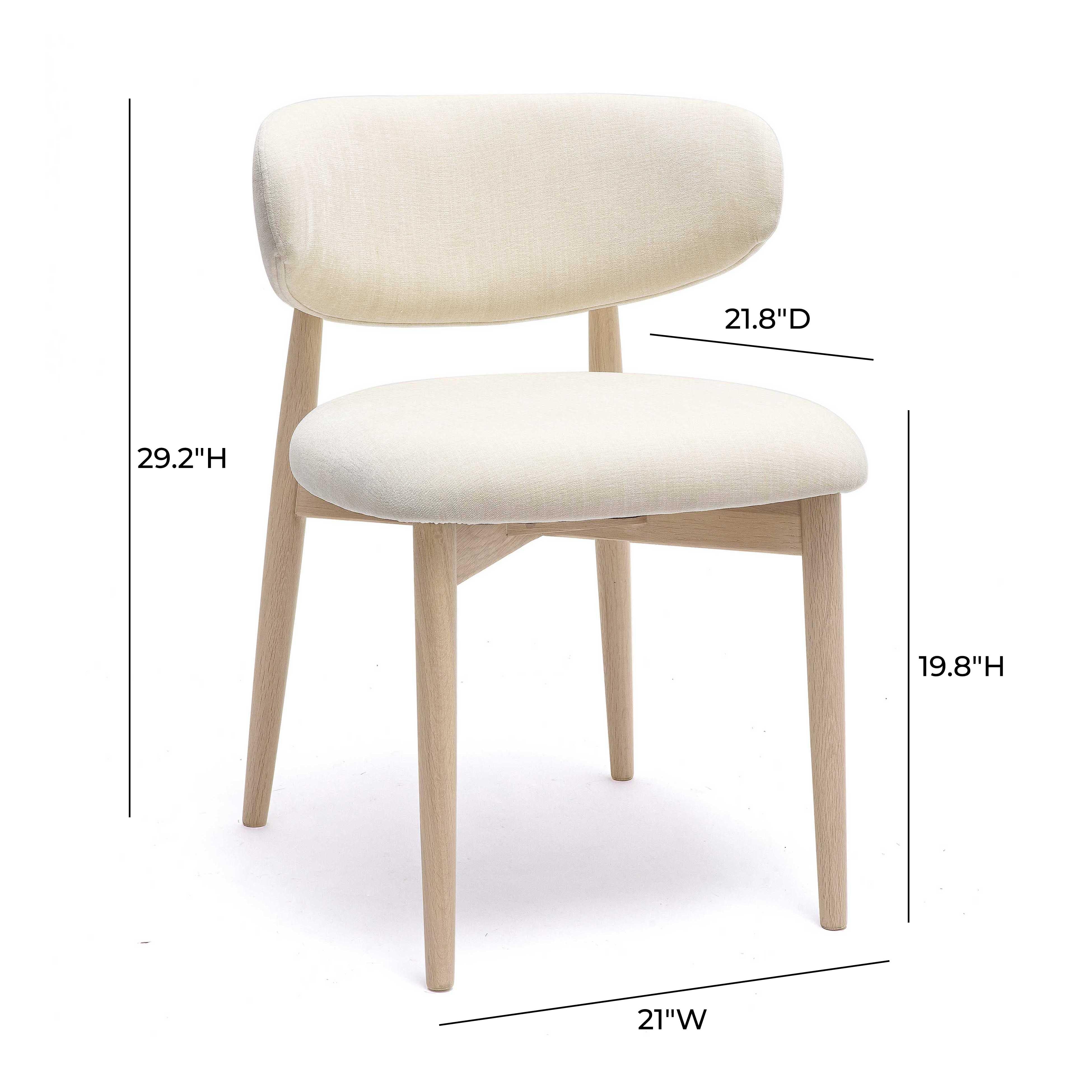 Zinea Performance Textured Velvet Dining Chair - Image 6