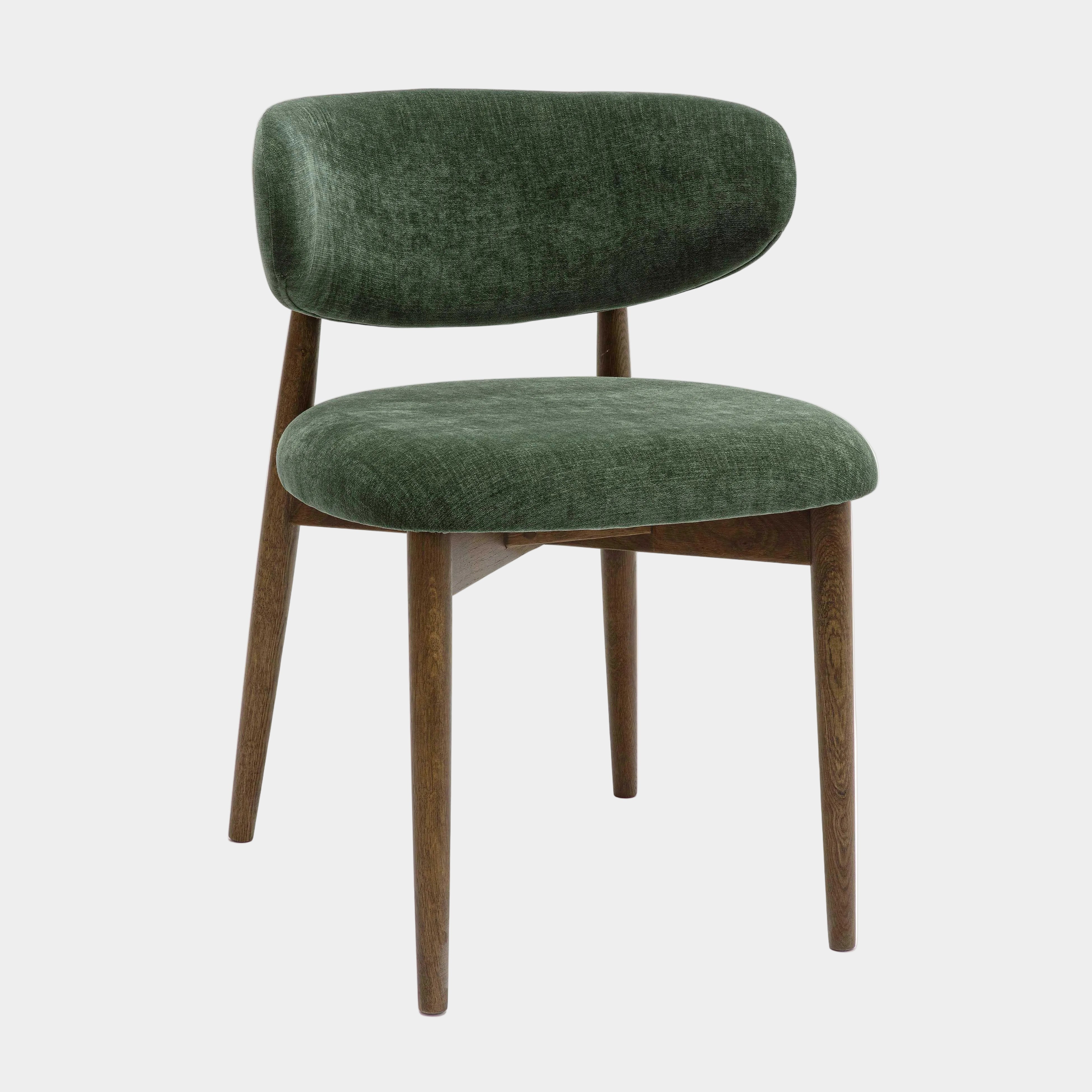Zinea Performance Textured Velvet Dining Chair - Image 8
