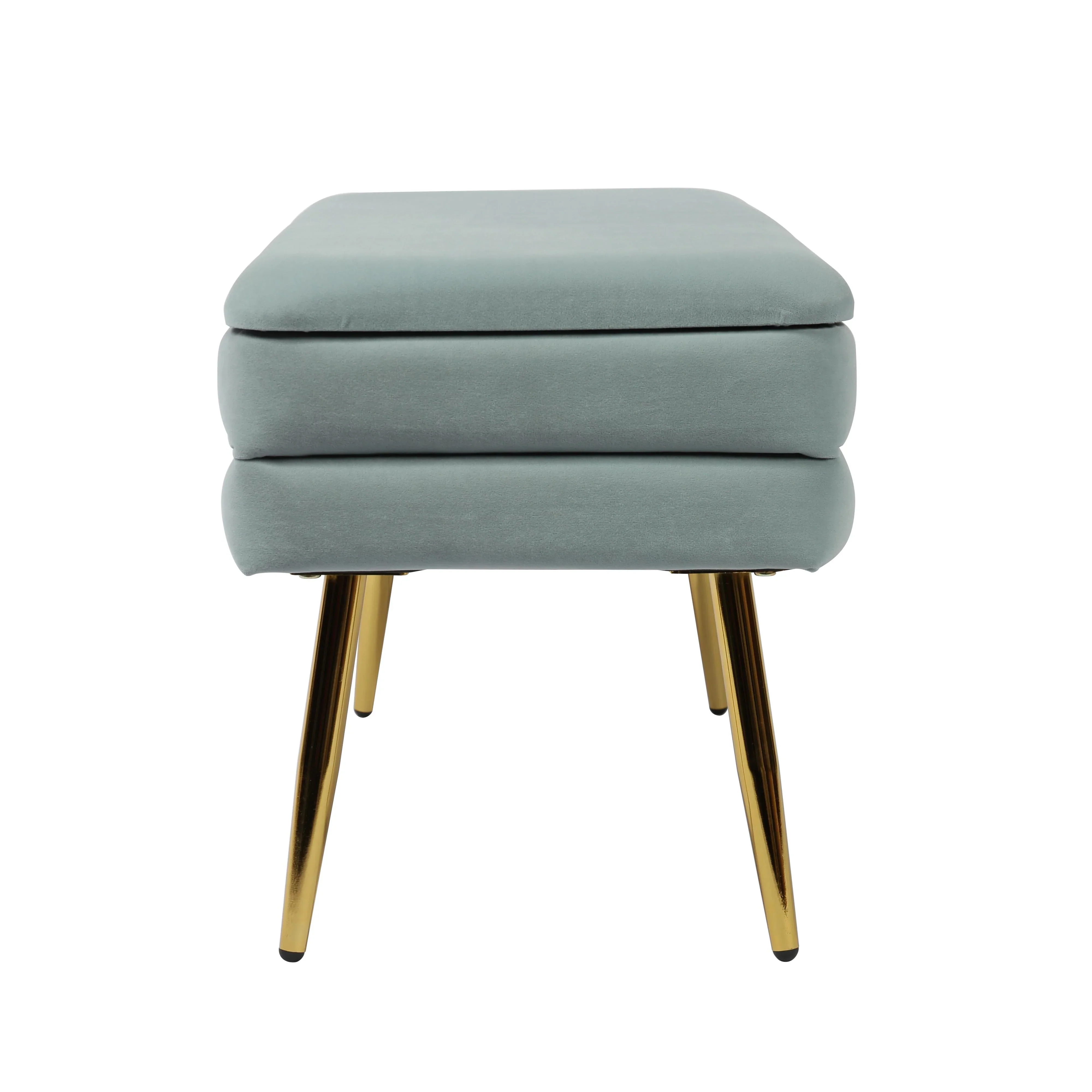 Ziva 31" Velvet Storage Bench - Image 16