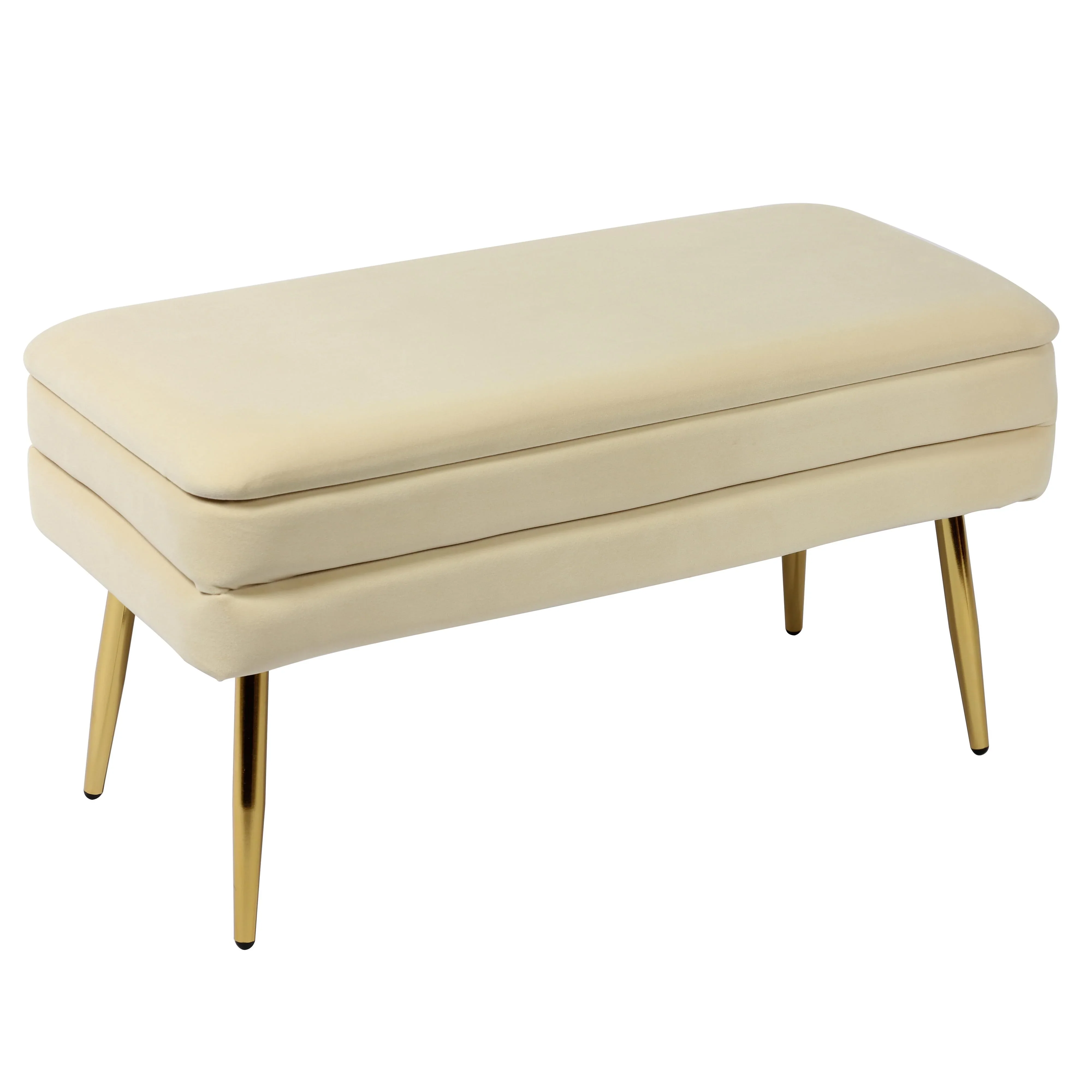 Ziva 31" Velvet Storage Bench - Image 21