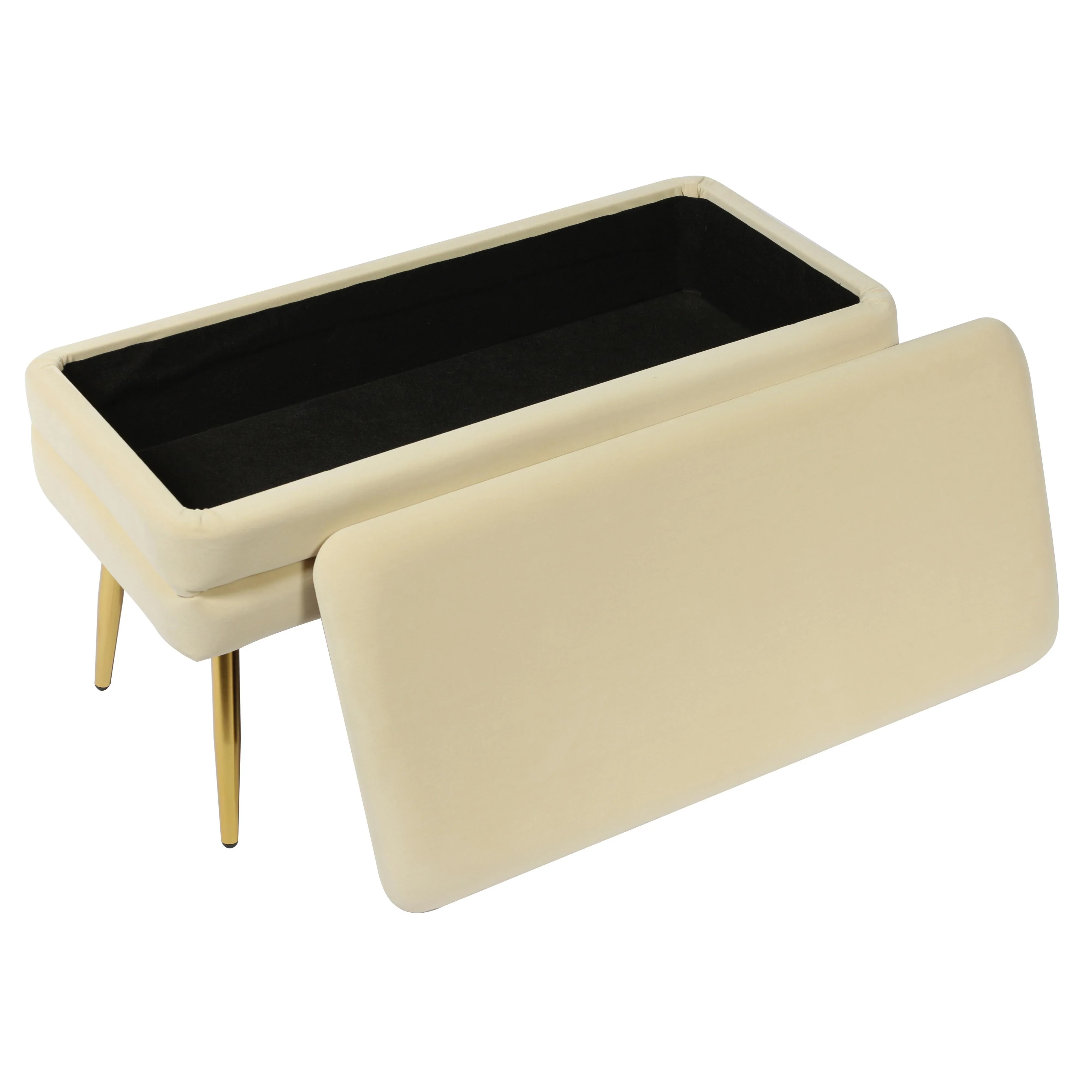 Ziva 31" Velvet Storage Bench - Image 22