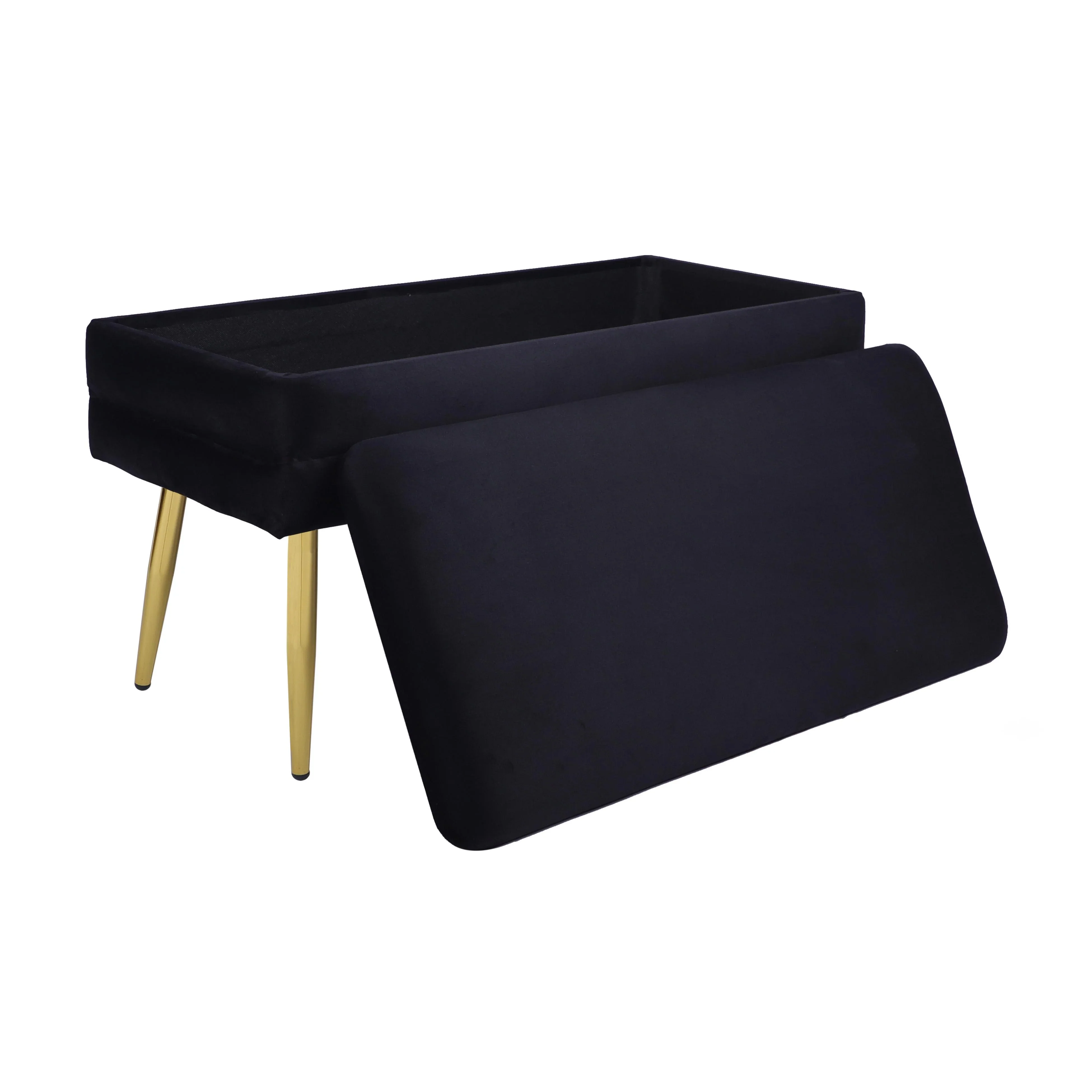 Ziva 31" Velvet Storage Bench - Image 29