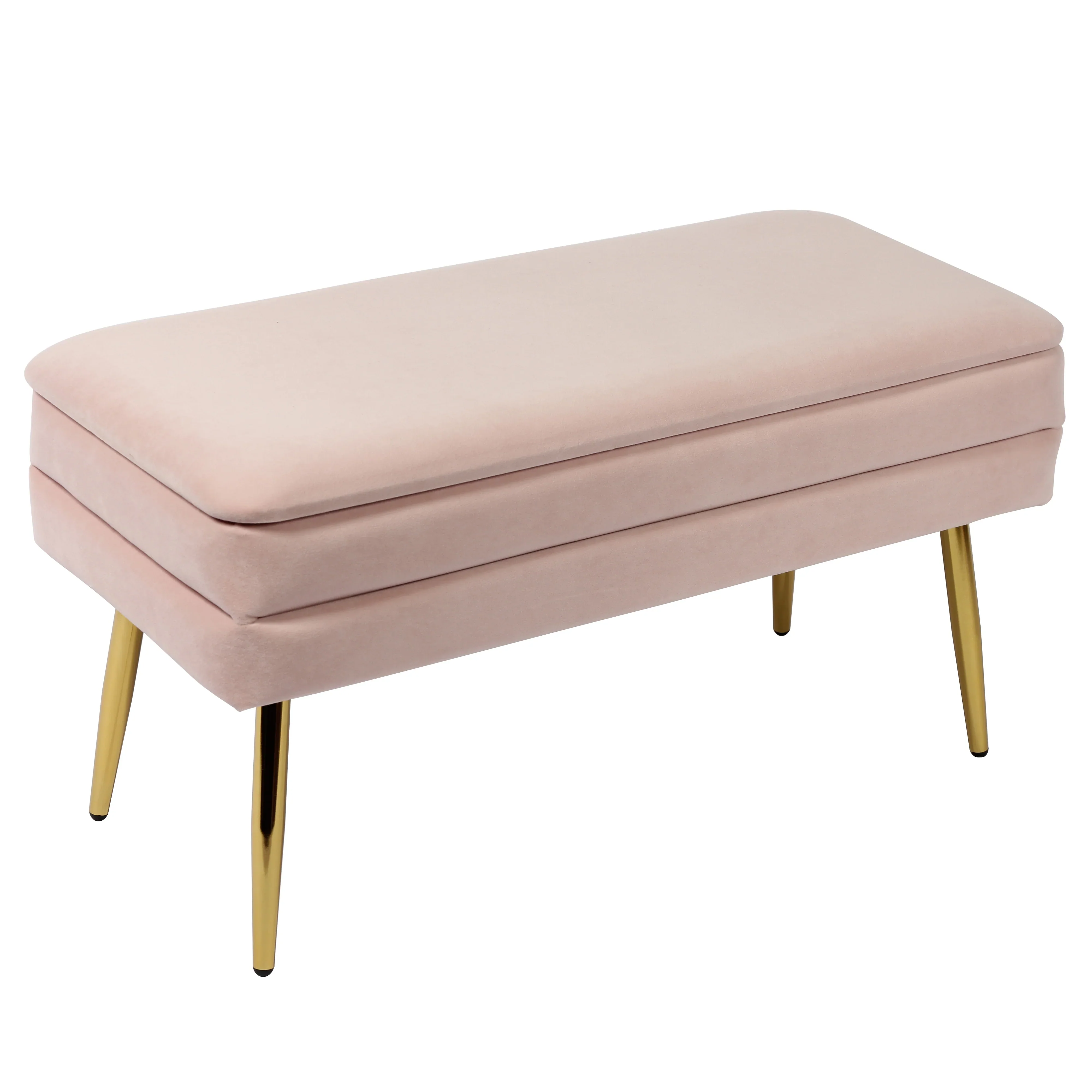 Ziva 31" Velvet Storage Bench - Image 9