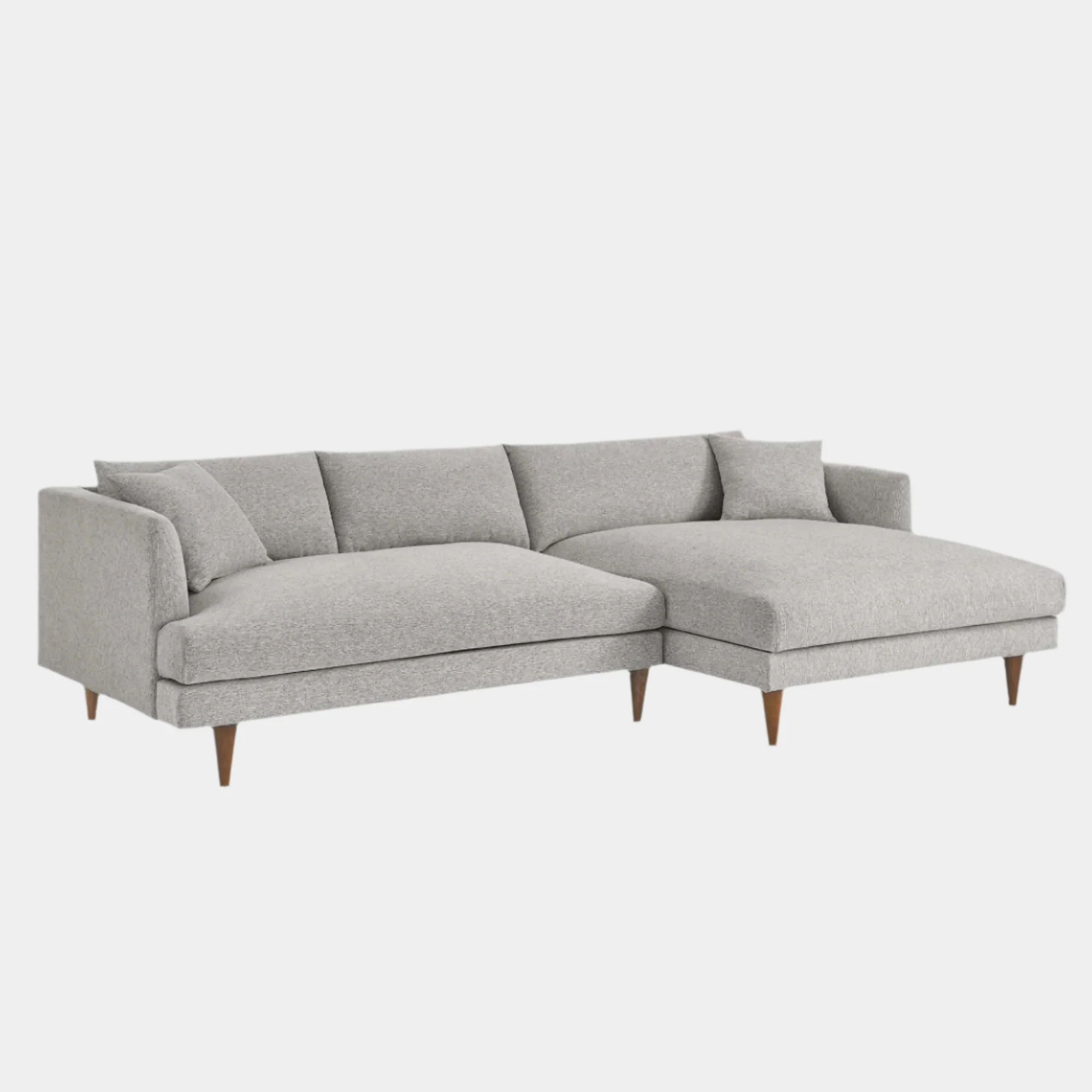 Zoya Right-Facing Down Filled Overstuffed Right Sectional Sofa - Image 7